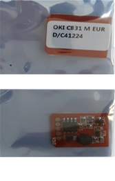 Chip Mực in Oki C831n Magenta